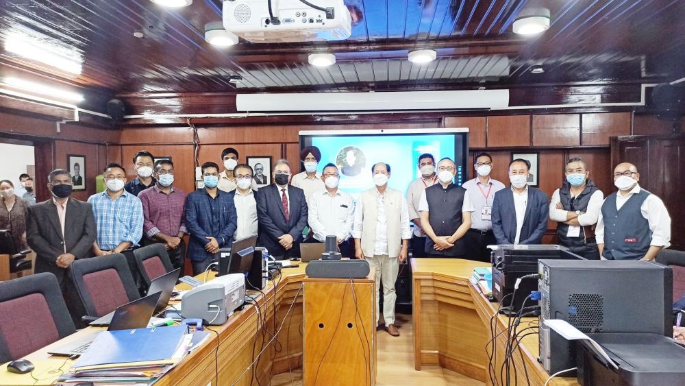 Nagaland Chief Minister Neiphiu Rio launched the ‘Nagaland COVID -19 Information App’ at the State’s War Room, Nagaland Civil Secretariat, Kohima on June 10. (Photo Courtesy: Twitter/@ditc_nagaland)